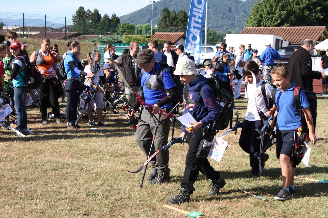 Championnat de France jeunes - Tir Campagne<BR>10 - 11 Juillet 2014 à Château-Arnoux-Saint-Auban. 